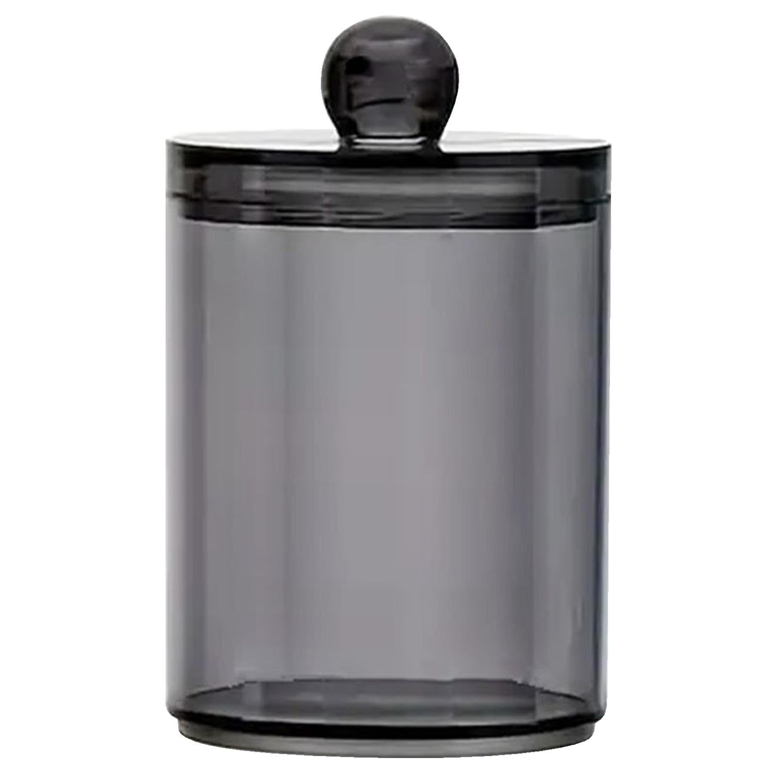 Porta Dischetti Cotone Contenitore Dischetti Cotone Contenitore Batuffoli Cotone Dispenser Per Tamponi Di Cotone Porta Bastoncini Cotonati con Coperchio per CosmeticoTamponi Cotone Tamponi Orecchie