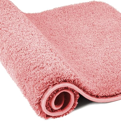 wyewye Mikrofaser-Badematte, Türmatte, 2 cm super dicker Badteppich, super...
