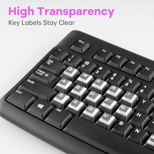 Set de 80 cubiertas transparentes de silicona para teclado miniatura 2