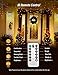 Mikasol Fairy String Lights, 1 Packs Led Fairy Lights Battery Operated Waterproof Copper Wire with Remote Control Fairy Lights for Bedroom. Firefly Lights Christmas Lights 8 Modes (16.4 ft/Warm White)