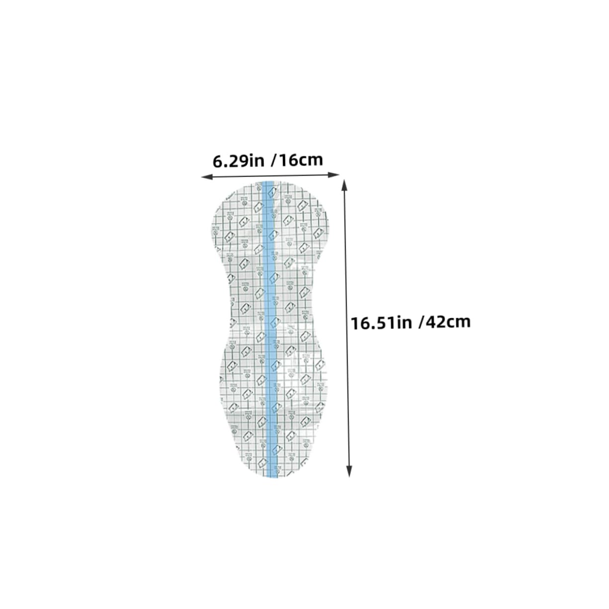 IWOWHERO Swimwear Panty Protective Decal 5pcs Adhesive Lingerie Sticker Waterproof Liner Cotton Core Reusable Removable Safe for Occasions