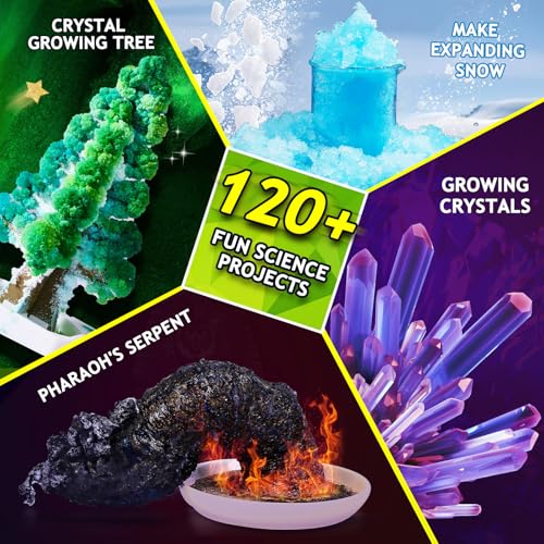 Greek Science GS-004 My First Chemistry Science Kit With 120+ Experiments For Kids Age 8-10-12-14, Christmas Birthday Gifts For Boys Girls, Chemistry Set Stem Educational Learning Projects Scientist Toys thumb #2