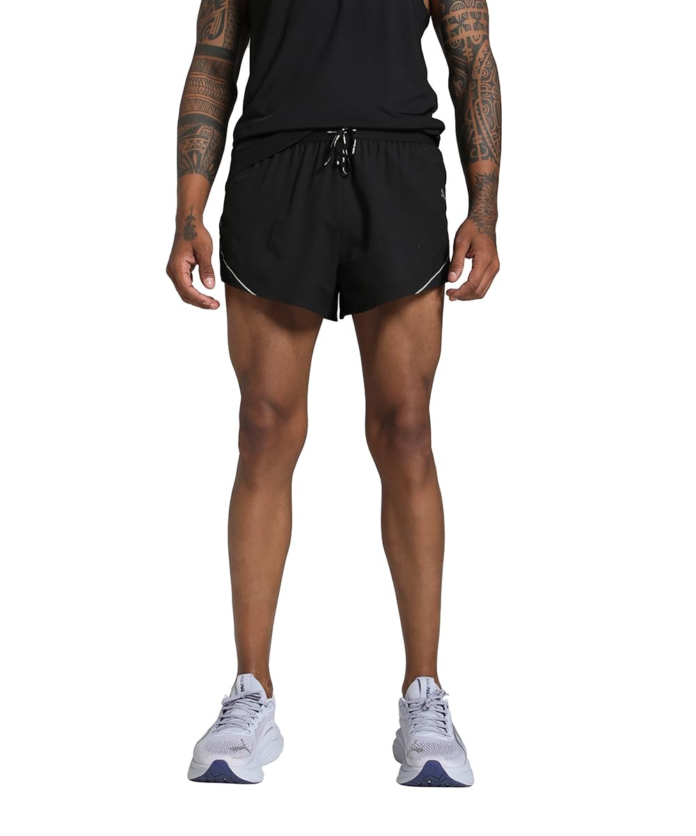 Puma Herren Raceday Ultraweave 3In Split Short Laufbekleidung Laufshorts Puma Black - Schwarz L