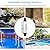 Salt Chlorine Generator - Up to 30,000 Gallons Pool, Compatible with Salt Cell Model, Long-lasting Salt Water Pool Chlorinator System with Smart Digital Panel & 100-240V Adapter,16g/h(?68?pool)