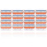 [Mcadaaway] ジレット対応 替刃 フュージョン 互換 5枚刃 髭剃り カミソリ 替え刃 ひげそり プログライド 対応 手動剃刀 交換用 (16)