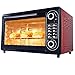 Mini piekarnik regulowaną kontrolą temperatury 48 litr, 60-minutowego zegara, taca do pieczenia i stojaku drutu, 1000 GINOLEI
