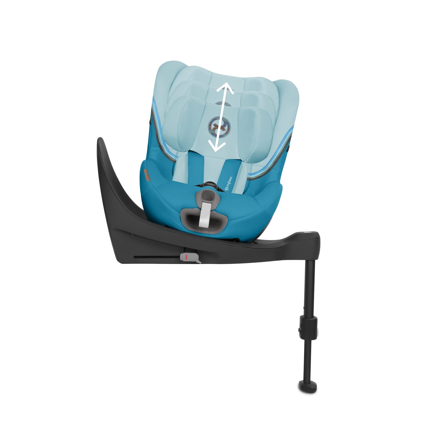 CYBEX Gold Seggiolino Auto Sirona S2 i-Size, Per Bambini da circa 3 Mesi a 4 anni, Max. 18 kg, Compatibile con SensorSafe, Beach Blue