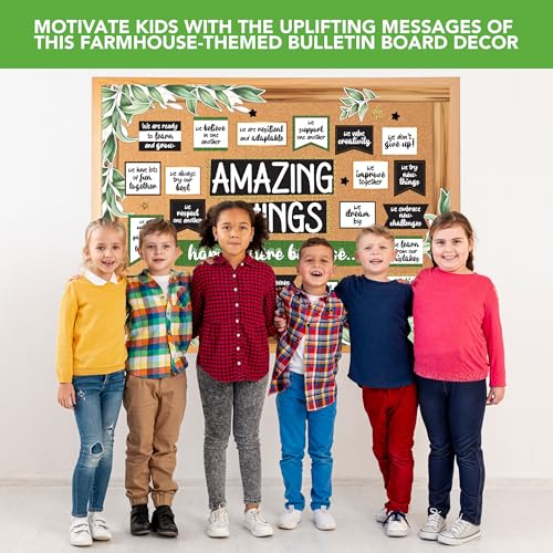 Decorably-105-Pcs-Cutouts-Farmhouse-Theme-Amazing-Things-Happen-Here-Bulletin-Board-Set-with-Borders-Modern-Farmhouse-Classroom-Decor-School-Homeschool Decorably 105 Pcs Cutouts Farmhouse Theme Amazing Things Happen Here Bulletin Board Set with Borders Modern Farmhouse Classroom Decor School Homeschool