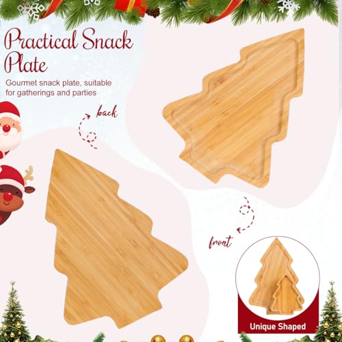 Set 2 Platos Madera Árbol Navidad Vai miniatura 3