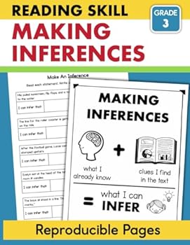 Paperback Making Inferences Grade 3 Workbook: How to Infer Using Text Evidence Reading Skill Practice Book