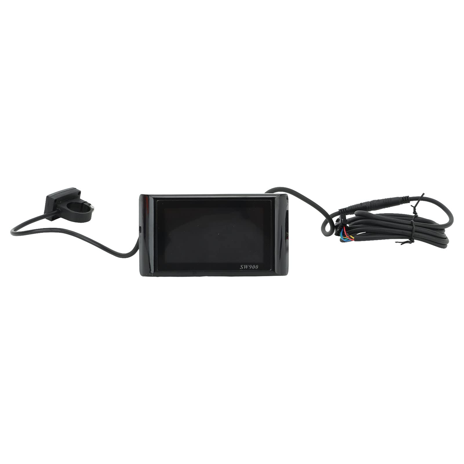SW900 LCD Display Lightweight Sturdy ABS Material Speed Assist Gear Indicator for Electric Bike 22.2mm Handlebars Electric Bikes