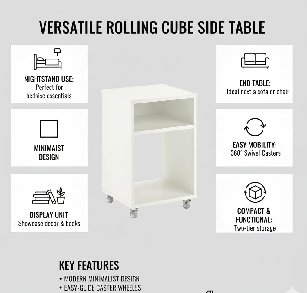 The Good Luck Storage Cabinets Stylish with Carter Wheels 3