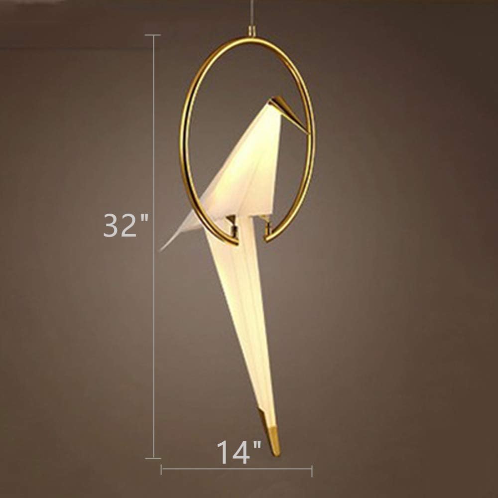 🔥 Crazy Deals NIUYAO Vivid Bird Pendants Light, 32 Height Pendant Lamp Mounted Lighting Fixture Ceiling Light Bird Chandelier (Bulb Included) 440079