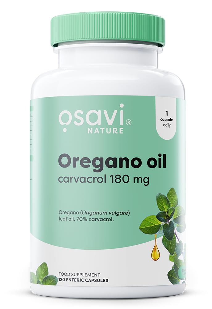 Osavi Oregano Oil Carvacrol, 180Mg - 120 Enteric Caps