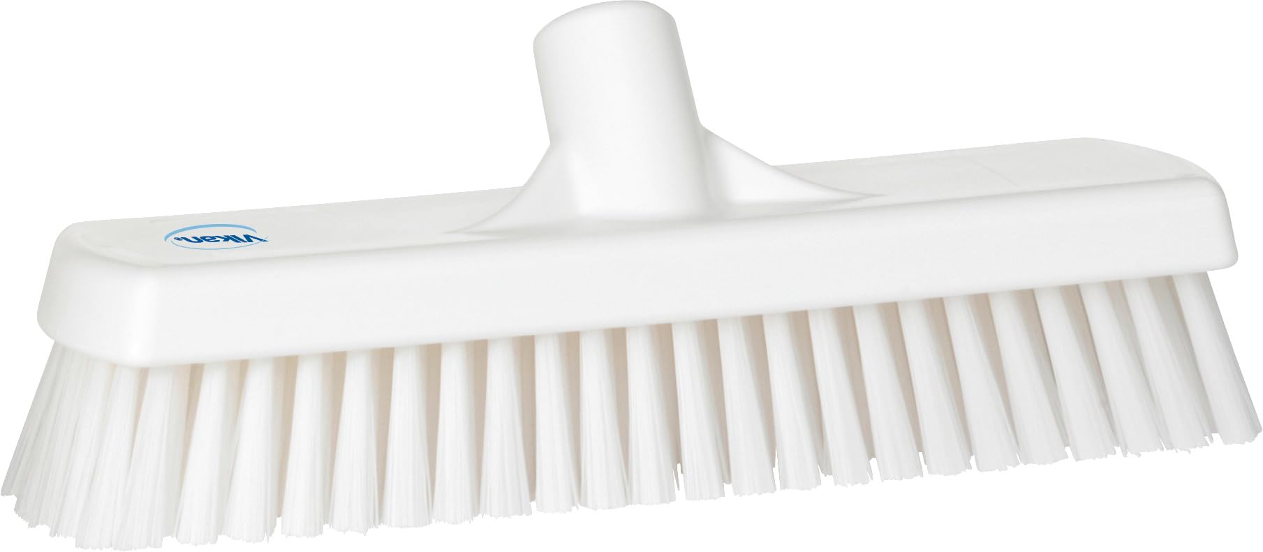 Vikan White 70605 Deck Scrub, 11-3/4" Polyester Bristle,