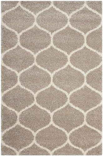 Image of Shaggy Carpet for Home 8X10 FEET Ultra-Soft, Thick, and Stylish Shag Texture Ideal for Living Room, Bedroom, or Office - Easy to Clean and Perfect (Ivory Beige MORACCAN,)