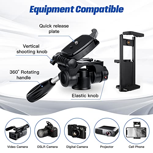 Image of MACTREM 75in Aluminum Lightweight Travel Tripod for DSLR Camera Phone iPad