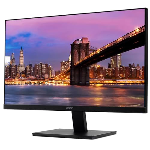 Image of Acer Vero V7 V277 E BIP 27 inch 1080P FHD 100Hz 4ms Widescreen LCD Monitor, 2-Pack Bundle with HDMI, DisplayPort, Desk Mount Dual Monitor Stand, MK270 Wireless Keyboard & Mouse, Gel Mouse & Wrist Pad
