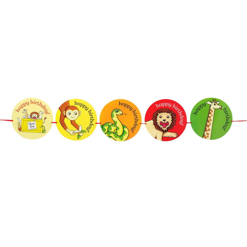Neviti 597598 Dear Zoo Kids Party Bunting