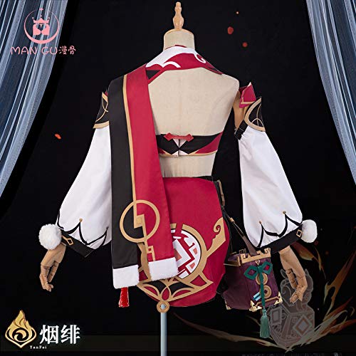 ウィッグ付き原神コスプレ/煙緋コスプレ衣装 5ggen_hs-ys-yf-y
