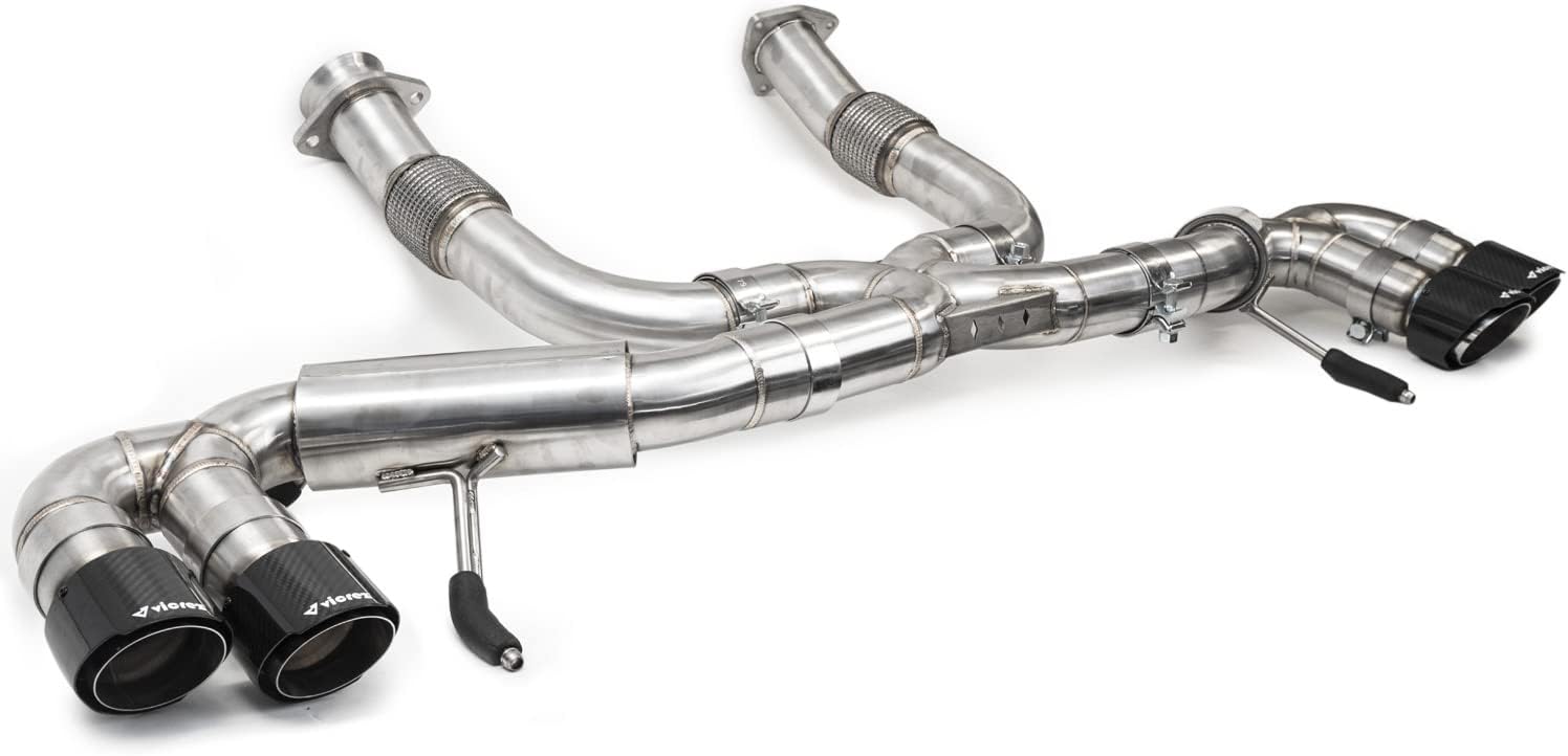 Vicrez EXG Cat-Back Exhaust System vzp100105 | Fits/Compatible With/Replacement For Exhaust System Kit For Corvette C8 V8 6.2L 2021-2026