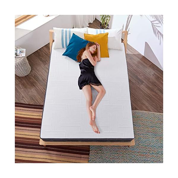 Inofia Sleep Mattress,25cm Gel Infused Memory Foam Mattress for a Cooler Sleep,Supportive and Pressure Relief with Breathable Soft Fabric Cover,Medium Firm Feel,CertiPUR-US,100 Night Trial - Image 8