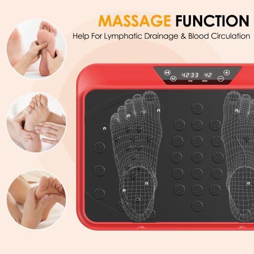 Máquina Plataforma Vibratoria para Ejercicio con Control Remoto miniatura 5