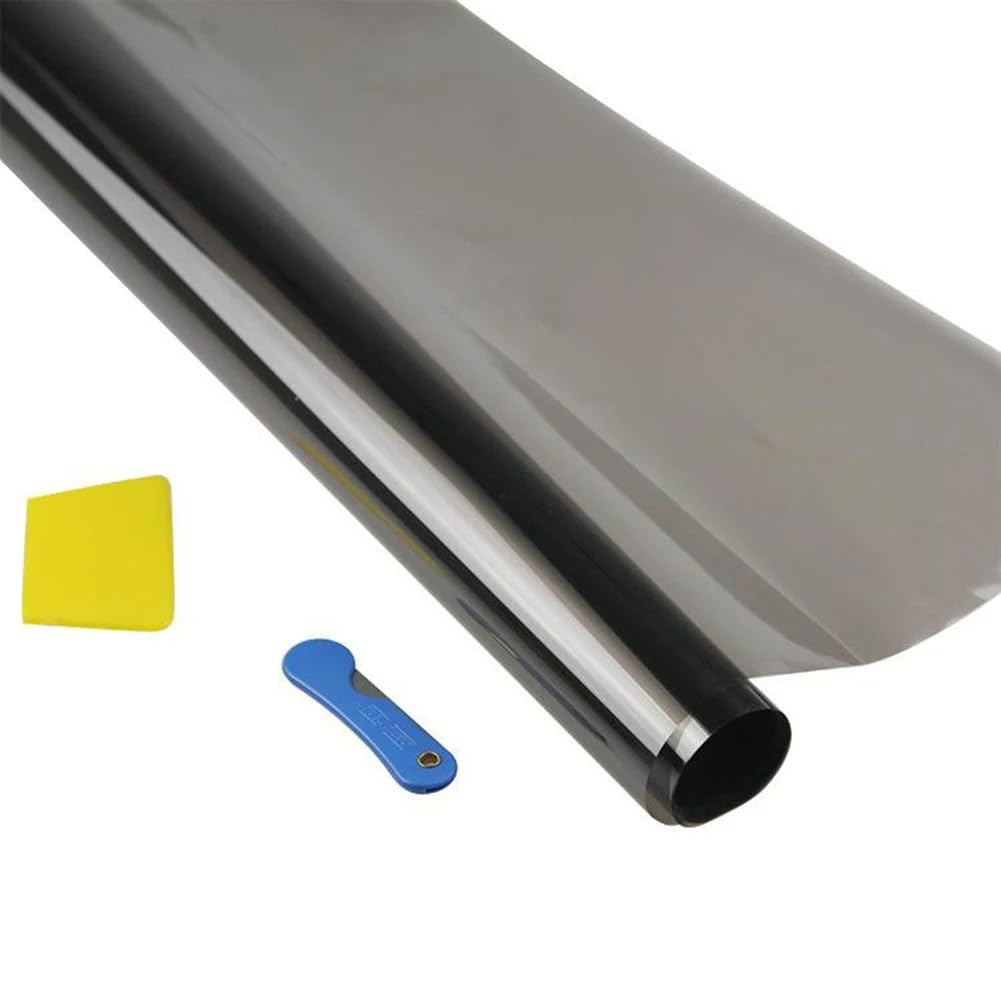 Car Window Tinting Film 300CMx50CM Car Window Tint Film Black Roll 15% VLT Sunshade Tinting Auto Glass UV Protector Sticker Films