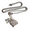 Silver Knight Nordic Dire Wolf Pendant on a Strong Stainless Steel Chain, Viking Jewelry, Norse Necklace, Fenrir Necklace, Nordic Jewelry, Celtic Necklace, GOT, House Stark, F289292020202 #5