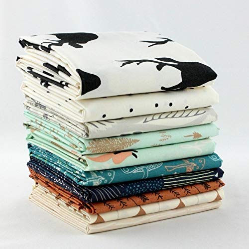 Hello, Bear Timber Fat Quarter Bundle (BC.HB.TI.9FQ) by Bonnie Christine for Art Gallery