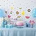 Paper Riot Co. Peel-and-Stick Assorted Kawaii Cute Cartoon Food Vinyl Wall Decal Set, 147 ct.