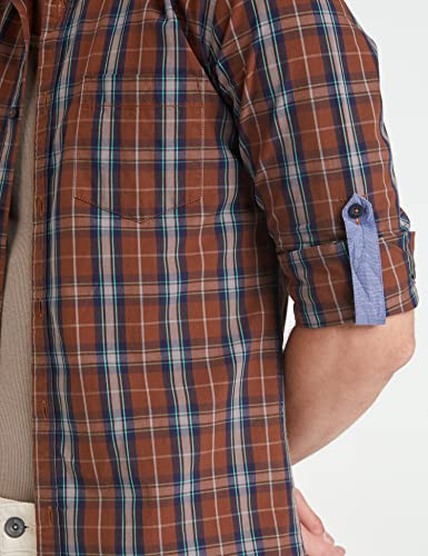 Image of Amazon Brand - Symbol Men's Cotton Checkered Regular Fit Casual Shirt