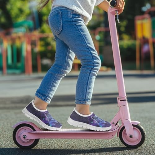 Girls Casual Slip On Shoes Lightweight Kids Low Top Non Slip Loafer Breathable Sneakers Soft Athletic Sports Shoes4