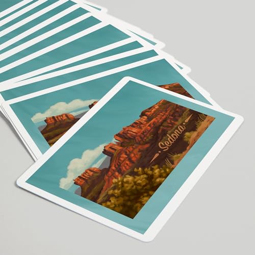 Lantern Press Sedona Arizona Baraja Póker 52 Cartas miniatura 5
