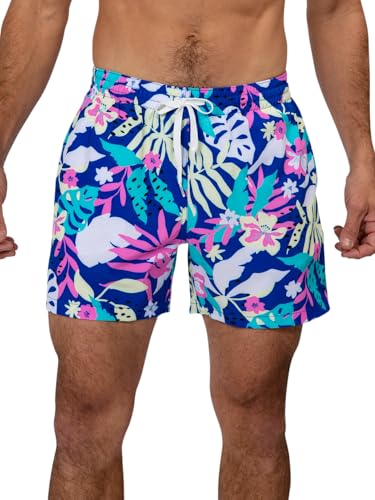 Image of Chubbies Men's Swim Trunks, Stretch Swimming Board Shorts, 5.5 inch Inseam