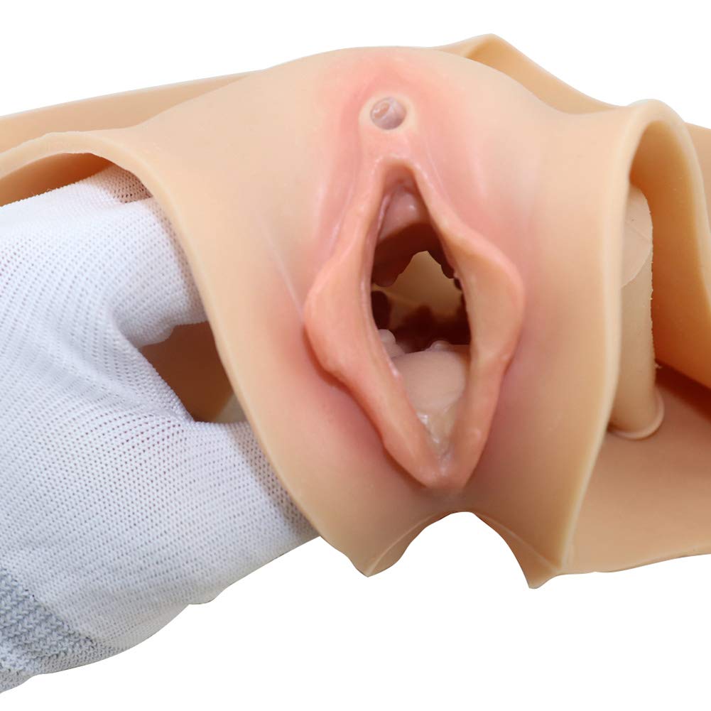 Triangular Hiding Gaff Fake Panties, Transgender Pseudo-Girls Fake String en Silicone - Culotte Camel Toes pour Homme pour Crossdresser Travestite Jouer Un rôle