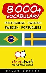 Capa de 8000+ Portuguese - Swedish Swedish - Portuguese Vocabulary (ChitChat WorldWide)