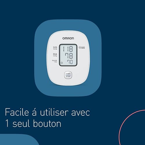 OMRON X2 Basic – Moniteur de tension artérielle automatique, validé cliniquement, avec détection des pulsation cardiaques irrégulières et guide d'enroulement du brassard | Tensiometre Bras - 4