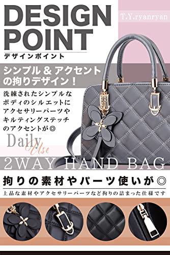 T.Y.ryanryan ショルダーバッグ レディース 小さめ 斜めがけ ハンドバッグ 肩掛け 四つ葉 の商品画像 4