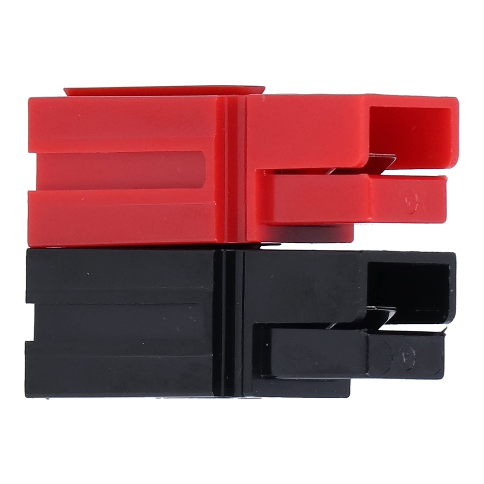 Contatti Connettori Batteria da 75 A Spine Rosse/nere + Terminali, Placcati in Argento, Corrente Elevata per Gruppo di Codifica, con Code di Rondine Stampate