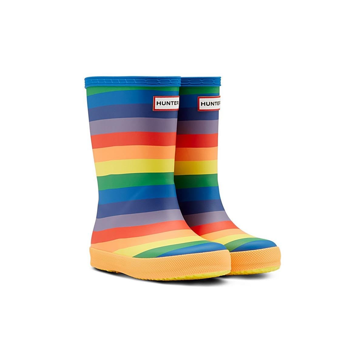 Hunter Original First Classic Rainbow Print Stivali Wellington Multicolore