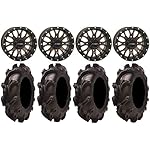 Bundle-9-Items-System-3-ST-3-Bronze-14-Wheels-30-Monster-Mayhem-Tires-4x137-Bolt-Pattern-12mmx15-Lug-Kit