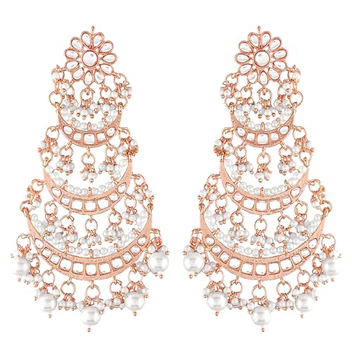 Image of Peora Traditional Indian Earrings Set Jewellery Gift for Women Girls