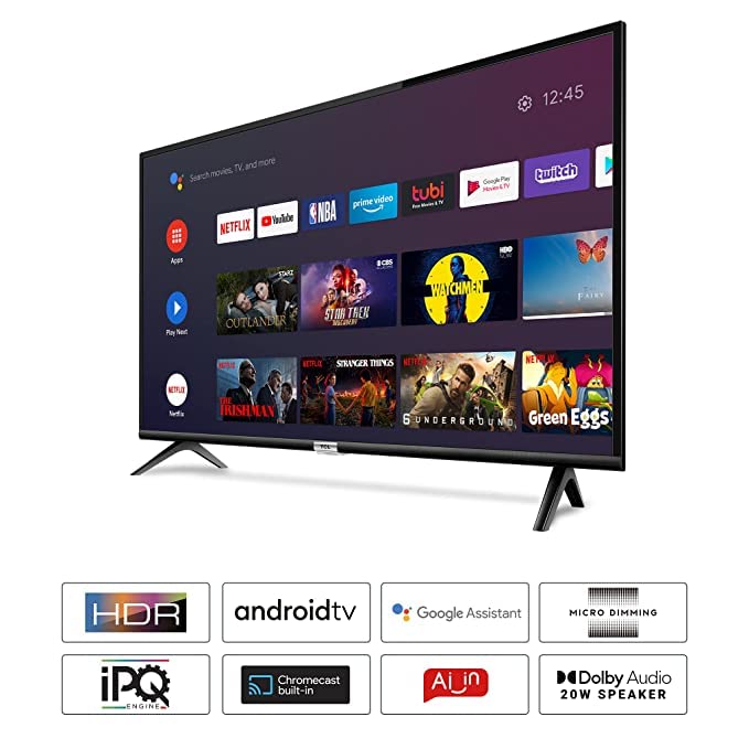 Image of TCL 108 cm (43 inches) Full HD Certified Android Smart LED TV 43S6500FS (Black) (2020 Model)