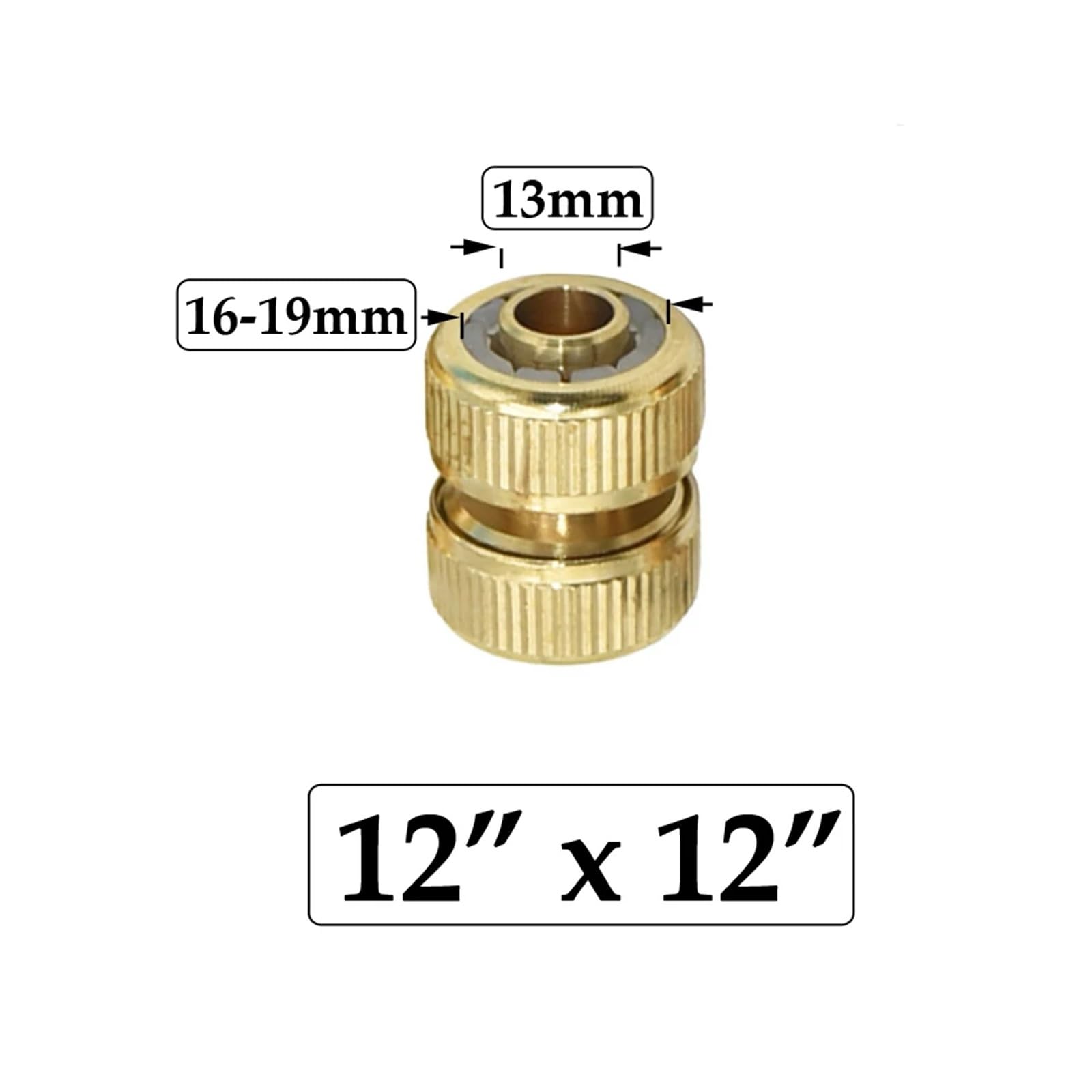Brass 1/2 3/4 1" Male Female Thread Hose Quick Connector Tap Car Wash Water Garden Irrigation Copper Fitting(K)