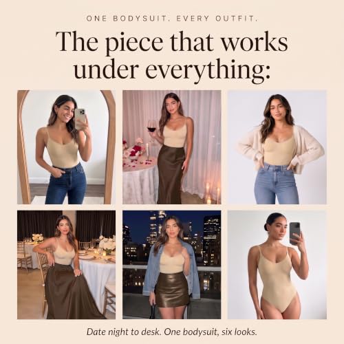 Image of herslims Tummy Control Bodysuit for Women, Seamless Sculpting Shapewear