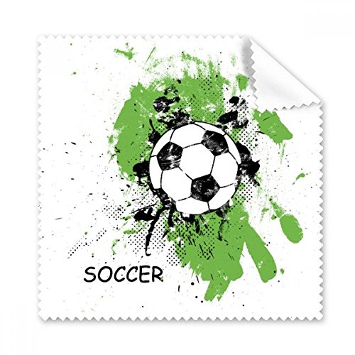 Chiffon de nettoyage football pour lunettes de sport au stade et écran de smartphone
