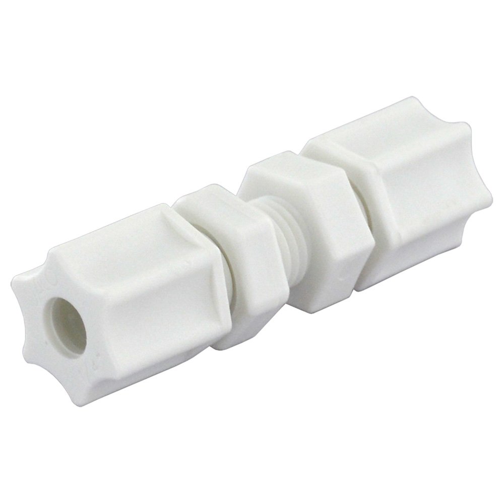 1/4inch OD Tube Jaco Nylon Bulkhead Union Tube Fitting