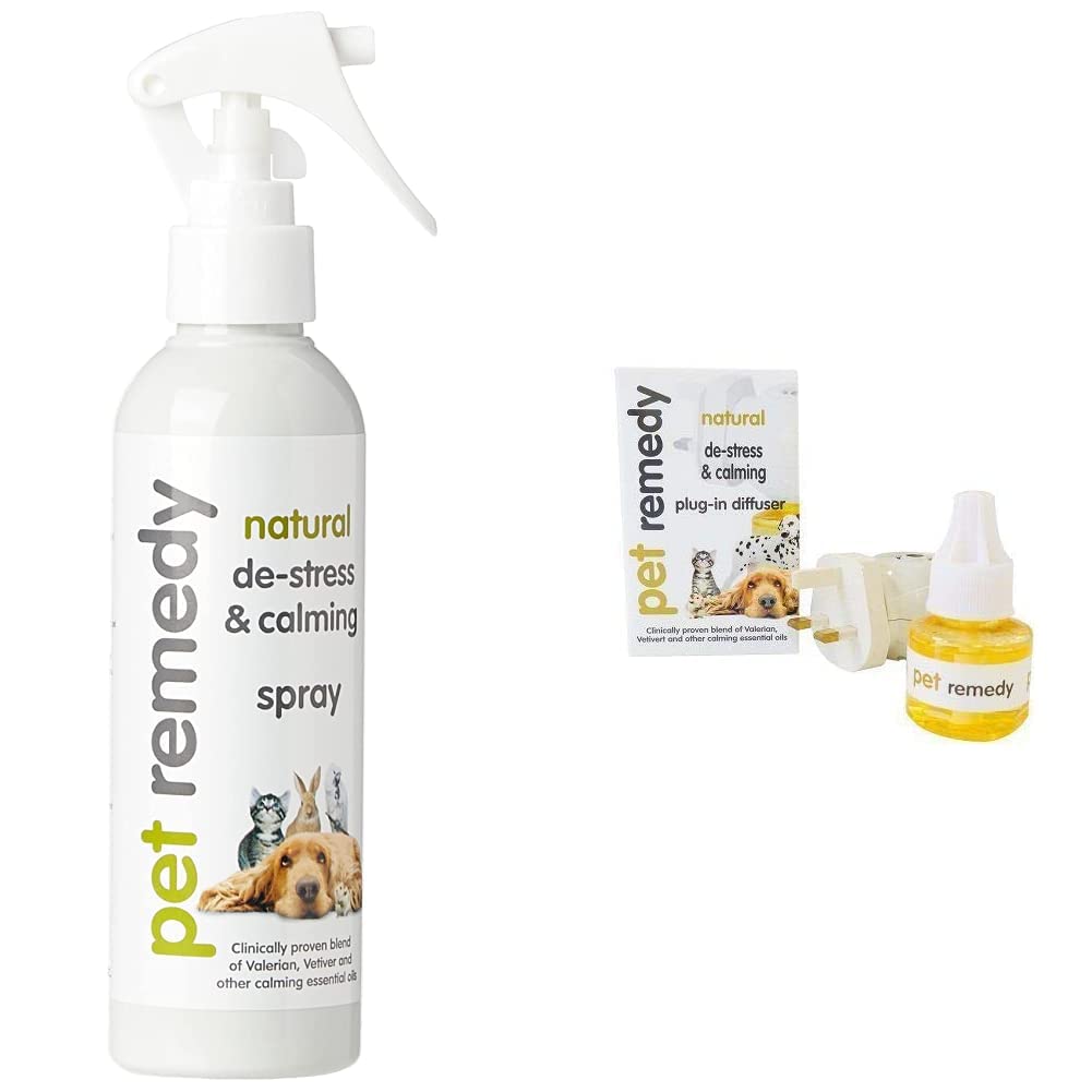 Calming Spray, 200 ml Natural De-Stress and Calming Plug-In Diffuser, 40 ml