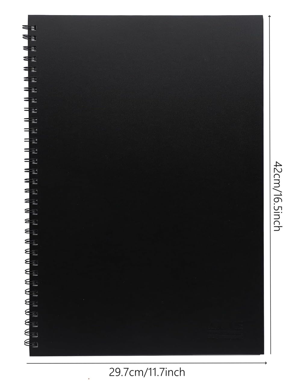 2Pack A3 Sketchbook Hardback Cover Spiral Sketch Book 60 Sheets / 120 Pages 160GSM Cartridge Paper Thick Paper Art Book - Image 2
